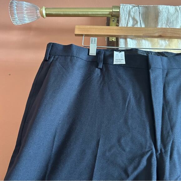 J. Crew Crosby Classic-fit Suit Pant English Wool Navy Blue NWT Men’s Size 40x32 - Picture 3 of 7